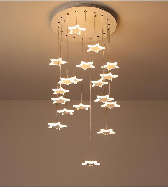 pendant lamps led chandelier light for villa el lobby loft acrylic stars lighting fixtures stairs decor hanging modern
pendant lamps led chandelier light for villa el lobby loft acrylic stars lighting fixtures stairs decor hanging modern