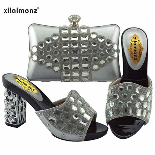 dress shoes decorated with rhinestone and bag set nigerian design matching italian for wedding party, Black
dress shoes decorated with rhinestone and bag set nigerian design matching italian for wedding party, Black