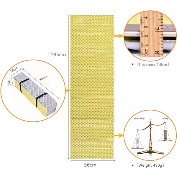 outdoor pads camping mat portable sleeping pad picnic foam bed mattress travel trekking equipment blanket waterproof moistureproof
outdoor pads camping mat portable sleeping pad picnic foam bed mattress travel trekking equipment blanket waterproof moistureproof