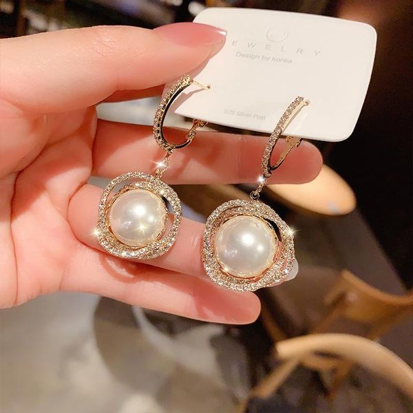 dangle & chandelier exaggerated large pearl pendant, exquisite earrings, women's fashion personality geometric earrings vintage korean, Silver
dangle & chandelier exaggerated large pearl pendant, exquisite earrings, women's fashion personality geometric earrings vintage korean, Silver