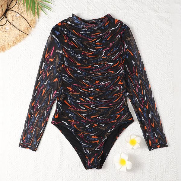 lemon one piece mesh long sleeve ladies swimwear designer letter print women's bikini summer swimsuit 10, White;black
lemon one piece mesh long sleeve ladies swimwear designer letter print women's bikini summer swimsuit 10, White;black