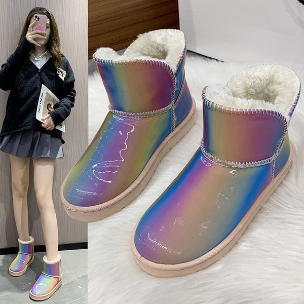 boots 2022 fashion autumn and winter colorful candy color waterproof warm cotton casual short tube snow, Black
boots 2022 fashion autumn and winter colorful candy color waterproof warm cotton casual short tube snow, Black