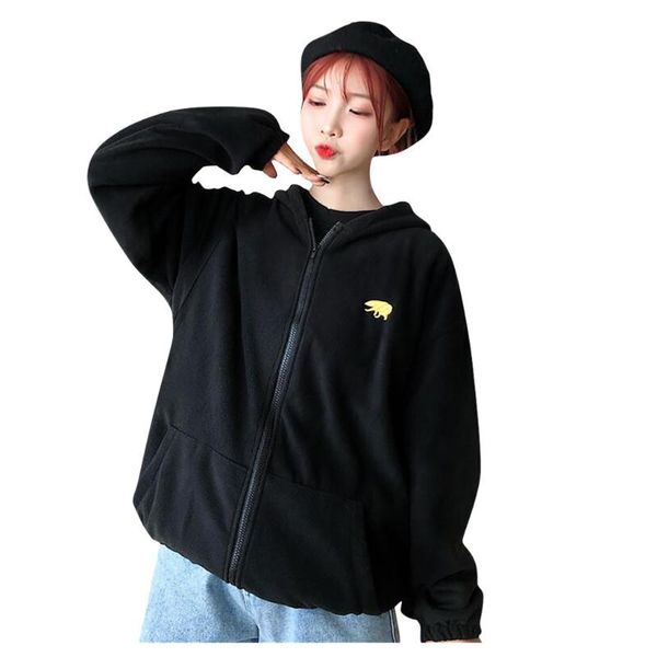 women's jackets casual winter jacket women fashion autumn coat long sleeve hooded chaqueta mujer#g30, Black;brown
women's jackets casual winter jacket women fashion autumn coat long sleeve hooded chaqueta mujer#g30, Black;brown