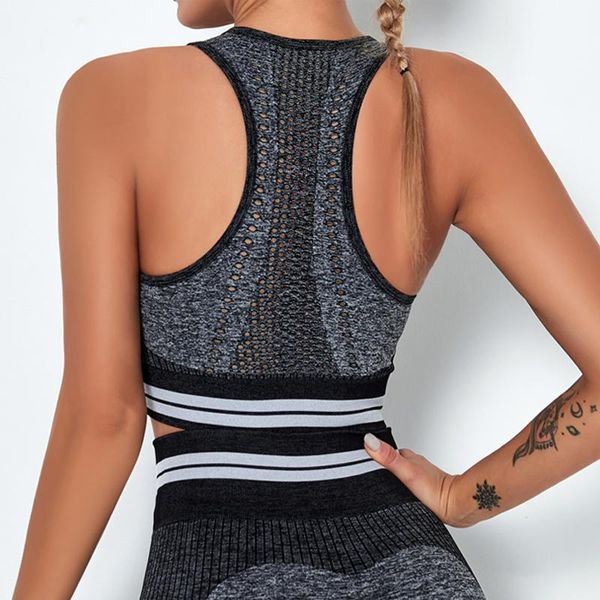 women's tanks & camis mesh sports crop seamless fitness tank strappy high impact bras summer gym wear shirts, White
women's tanks & camis mesh sports crop seamless fitness tank strappy high impact bras summer gym wear shirts, White