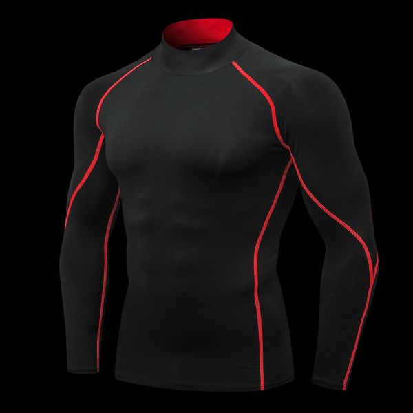 turtleneck running sport gym fitness men t shirts compression skinny male jogging training black solid tee sportswea, White;black
turtleneck running sport gym fitness men t shirts compression skinny male jogging training black solid tee sportswea, White;black