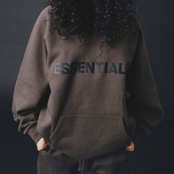 women's hoodies fear of god double thread essentials high street fog silicone alphabet printed plush hoodie, White
women's hoodies fear of god double thread essentials high street fog silicone alphabet printed plush hoodie, White