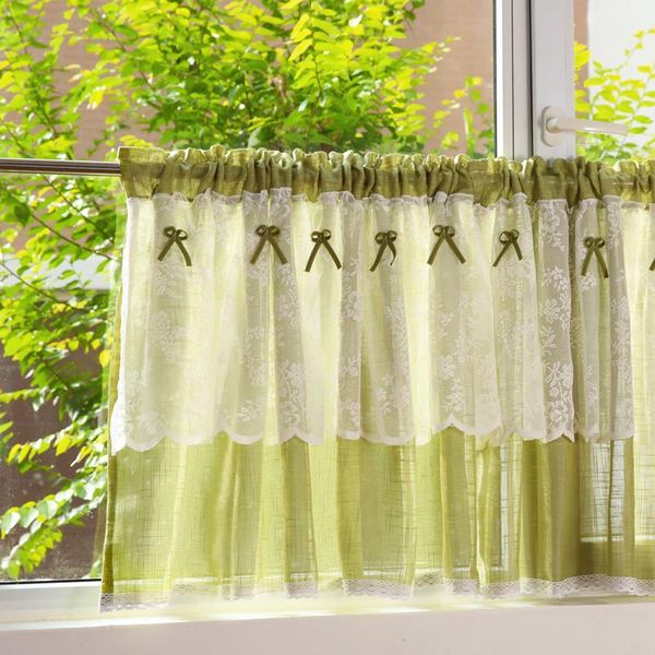 curtain & drapes pastoral green short tulle curtains for kitchen bathroom closet half 2 layers door with bowknots small
curtain & drapes pastoral green short tulle curtains for kitchen bathroom closet half 2 layers door with bowknots small