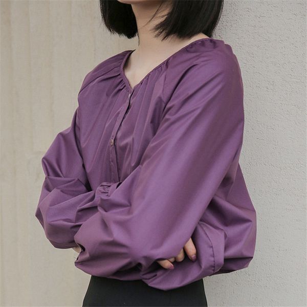 fresh elegant solid vintage chic gentle large size basic blouses puff-sleeved all match shirts 210421, White
fresh elegant solid vintage chic gentle large size basic blouses puff-sleeved all match shirts 210421, White