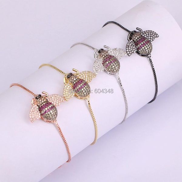 zyz182-0312 micro pave cz bracelet femme slider chain charm insect connector bracelets women jewelry link,, Black
zyz182-0312 micro pave cz bracelet femme slider chain charm insect connector bracelets women jewelry link,, Black