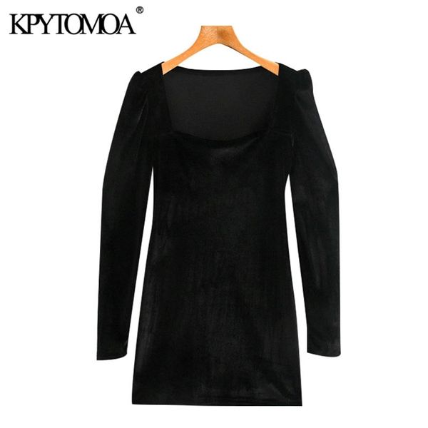 women chic fashion with square collar velvet mini dress vintage long sleeve female dresses vestidos mujer 210420, Black;gray
women chic fashion with square collar velvet mini dress vintage long sleeve female dresses vestidos mujer 210420, Black;gray
