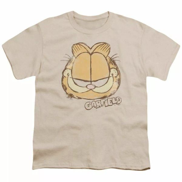 garfield water color cat kids youth t shirt licensed tv comic tee cream, White;black
garfield water color cat kids youth t shirt licensed tv comic tee cream, White;black