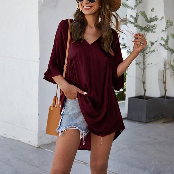 women's t-shirt pure color classic tshirts canisetas mujer chulas women v-neck button short sleeve cotton and linen easy dress temperam, White
women's t-shirt pure color classic tshirts canisetas mujer chulas women v-neck button short sleeve cotton and linen easy dress temperam, White