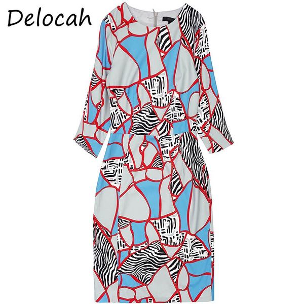 delocah women summer fashion runway party midi dress 3/4 sleeve high waist elegant printed ladies pencil dresses vestidos 2021 casual, Black;gray
delocah women summer fashion runway party midi dress 3/4 sleeve high waist elegant printed ladies pencil dresses vestidos 2021 casual, Black;gray