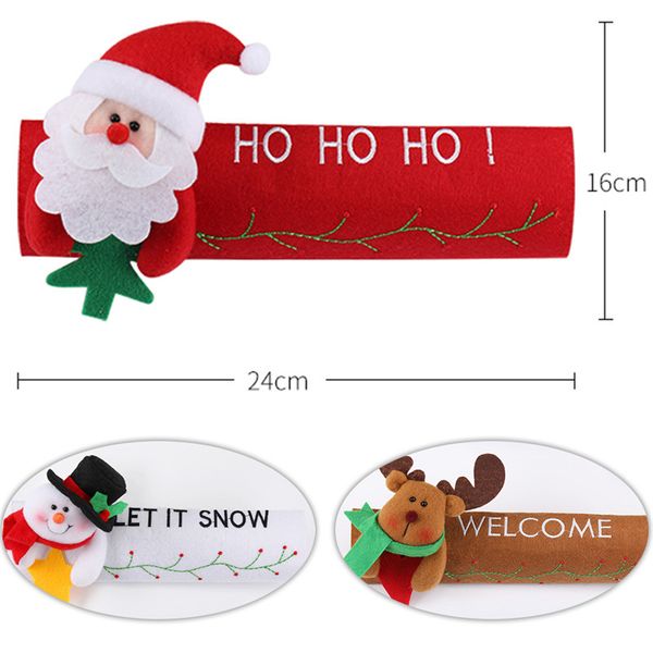christmas fridge handle covers santa claus microwave oven dishwasher door handle cover xmas christmas party decor 24*16 cm gge1781
christmas fridge handle covers santa claus microwave oven dishwasher door handle cover xmas christmas party decor 24*16 cm gge1781