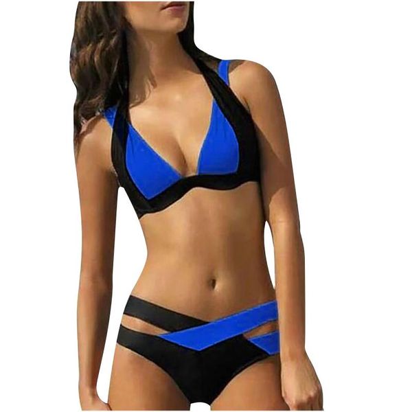 women's swimwear fashionista lady bikinis 2021 containing chest pad solid bikini set two piece swimsuit beachwear bathing suits #6, White;black
women's swimwear fashionista lady bikinis 2021 containing chest pad solid bikini set two piece swimsuit beachwear bathing suits #6, White;black