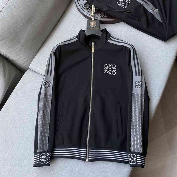 21 autumn new couple brand embroidery men's zipper cardigan suit fashion business style tide europe, Gray
21 autumn new couple brand embroidery men's zipper cardigan suit fashion business style tide europe, Gray