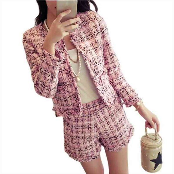 womens suit autumn tweed two set women slim plaid short set fashion fringed trim jacket coat tassels short suit, White
womens suit autumn tweed two set women slim plaid short set fashion fringed trim jacket coat tassels short suit, White