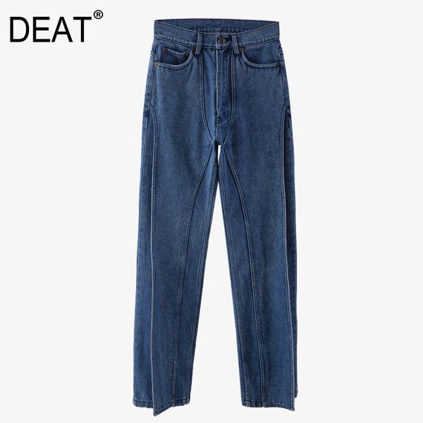 spring summer fashion casual high waist slim simple versatile solid color straight denim trousers women sh220 210421, Blue
spring summer fashion casual high waist slim simple versatile solid color straight denim trousers women sh220 210421, Blue