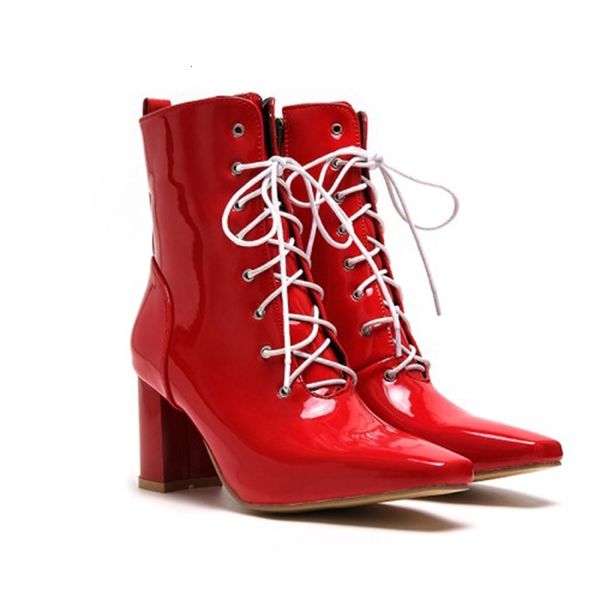 boots ladies ankle square high heel pointed toe shoes naked red black women plus size u.s. five-15 495l
boots ladies ankle square high heel pointed toe shoes naked red black women plus size u.s. five-15 495l