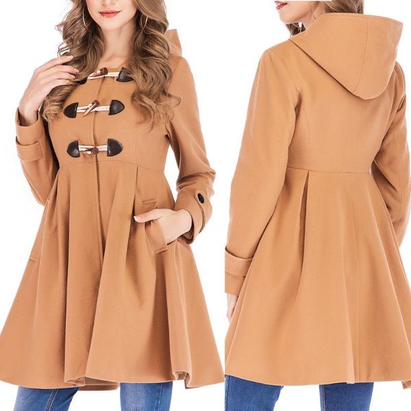 women's wool & blends nice autumn and winter woolen coat tide casual v-neck women belt beige temperament coat#j31, Black
women's wool & blends nice autumn and winter woolen coat tide casual v-neck women belt beige temperament coat#j31, Black