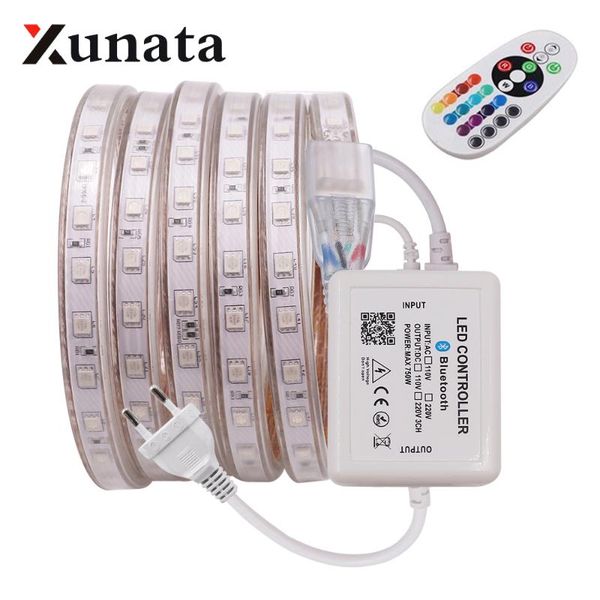 strips rgb led light strip 220v dimmable waterproof 60 leds/m flexible tape lamp with 24 key remote for home decoration
strips rgb led light strip 220v dimmable waterproof 60 leds/m flexible tape lamp with 24 key remote for home decoration