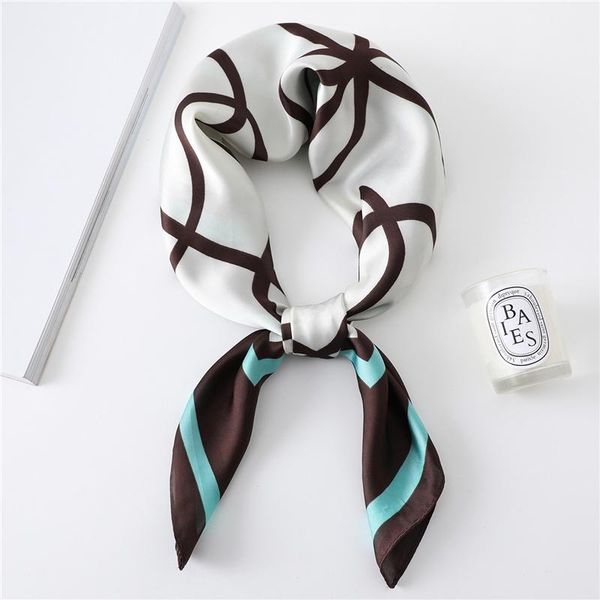 scarves 2021 summer striped pattern silk square scarf neck head neckerchief wraps for women female fashion bandana accessories, Blue;gray
scarves 2021 summer striped pattern silk square scarf neck head neckerchief wraps for women female fashion bandana accessories, Blue;gray