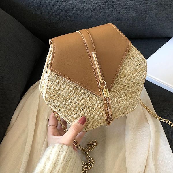 neck ties hexagon mulit style straw+leather handbag 2021 women summer rattan bag handmade woven beach circle bohemia shoulder, Blue;purple
neck ties hexagon mulit style straw+leather handbag 2021 women summer rattan bag handmade woven beach circle bohemia shoulder, Blue;purple