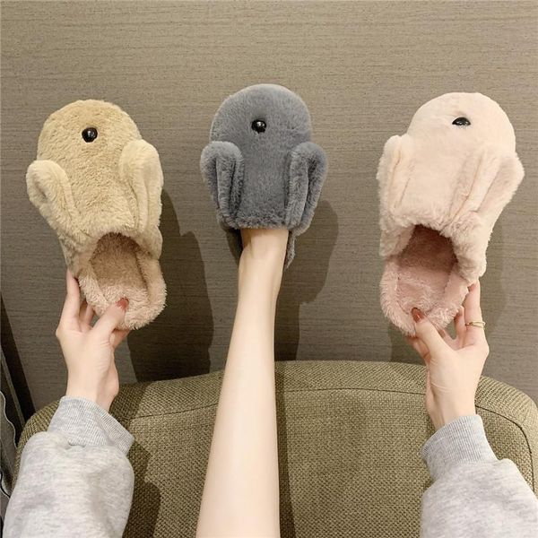 women home slippers with faux fur flats heel winter shoes keep warm for woman pink gray khaki basic 35-44, Black
women home slippers with faux fur flats heel winter shoes keep warm for woman pink gray khaki basic 35-44, Black