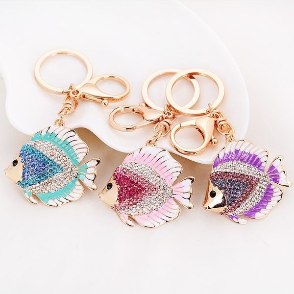 crystal goldfish bag pendant fish shape key chains rings holder for car keyrings keychains, Slivery;golden
crystal goldfish bag pendant fish shape key chains rings holder for car keyrings keychains, Slivery;golden
