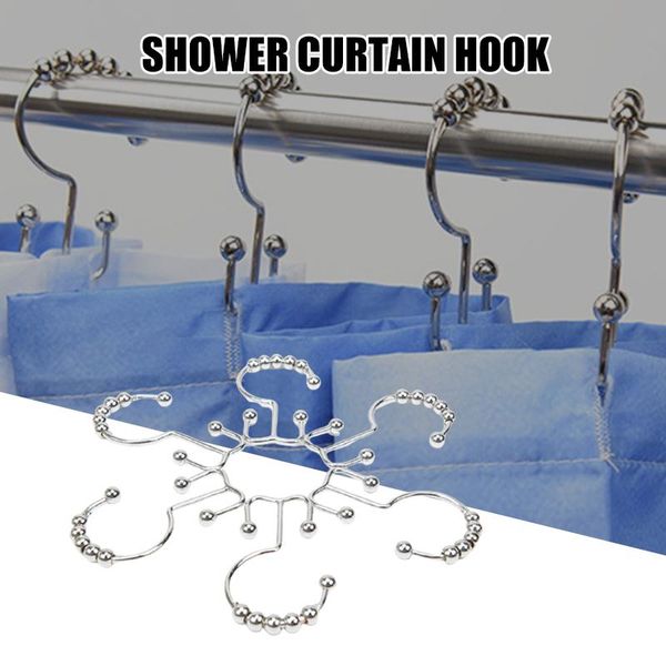 10pcs metal shower curtain hooks rings rust proof sliding double for ju8 & rails
10pcs metal shower curtain hooks rings rust proof sliding double for ju8 & rails