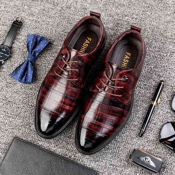 autumn and winter checkered british fashion pointed leather sho versatile comfortable men's busins casual formal, Black
autumn and winter checkered british fashion pointed leather sho versatile comfortable men's busins casual formal, Black