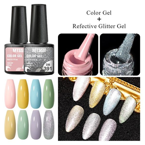 nail gel mtssii 6ml reflective glitter polish set auroras art holographics effect soak off uv for nails design, Red;pink
nail gel mtssii 6ml reflective glitter polish set auroras art holographics effect soak off uv for nails design, Red;pink
