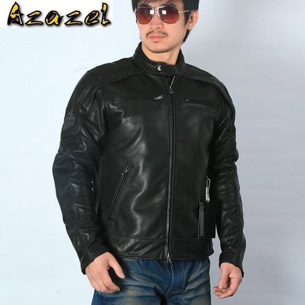 men's leather & faux cow hide jacket for men winter street mens oat motorcycle genuine coat male trench coats real overcoat, Black
men's leather & faux cow hide jacket for men winter street mens oat motorcycle genuine coat male trench coats real overcoat, Black