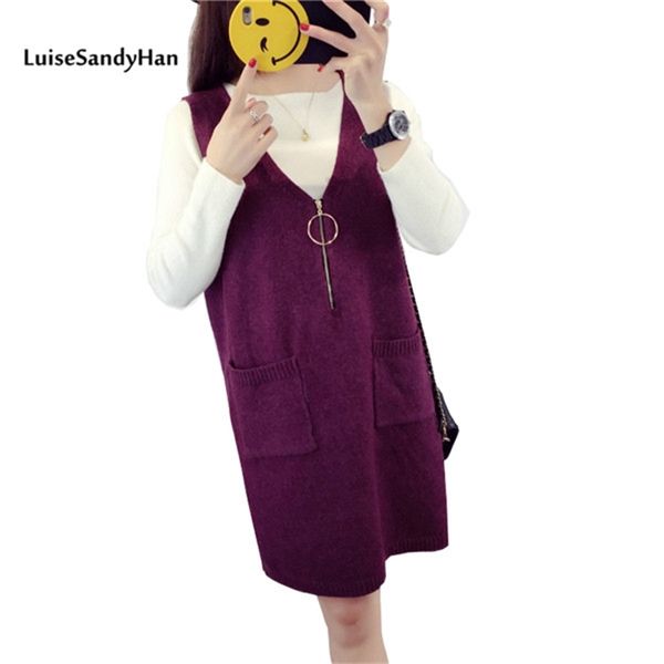 spring autumn wool sweater vest women sleeveless o-neck knitted s long sections poullover female jumper pull femme 210427, White;black
spring autumn wool sweater vest women sleeveless o-neck knitted s long sections poullover female jumper pull femme 210427, White;black