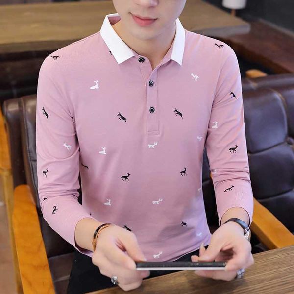 men's polos shirt collar autumn cotton clothes 2021 korean brand long-sleeved t-shirt, White;black
men's polos shirt collar autumn cotton clothes 2021 korean brand long-sleeved t-shirt, White;black