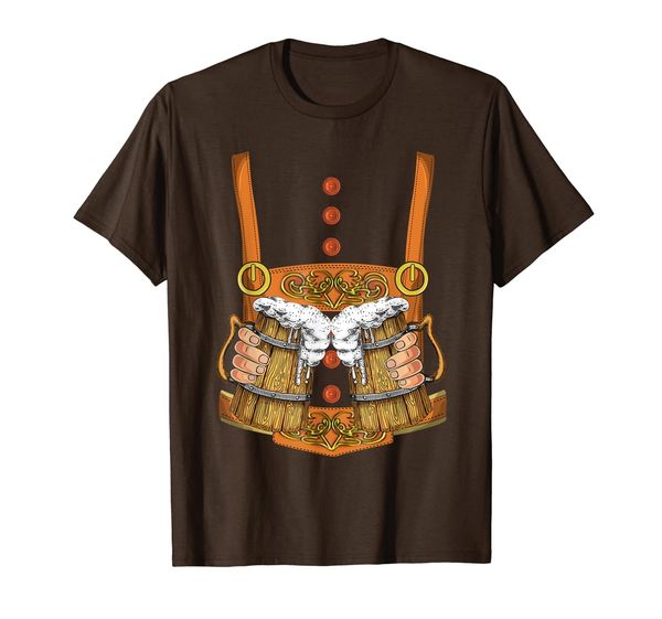 lerderhosen costume t-shirt oltoberfest men prost beer mug, White;black