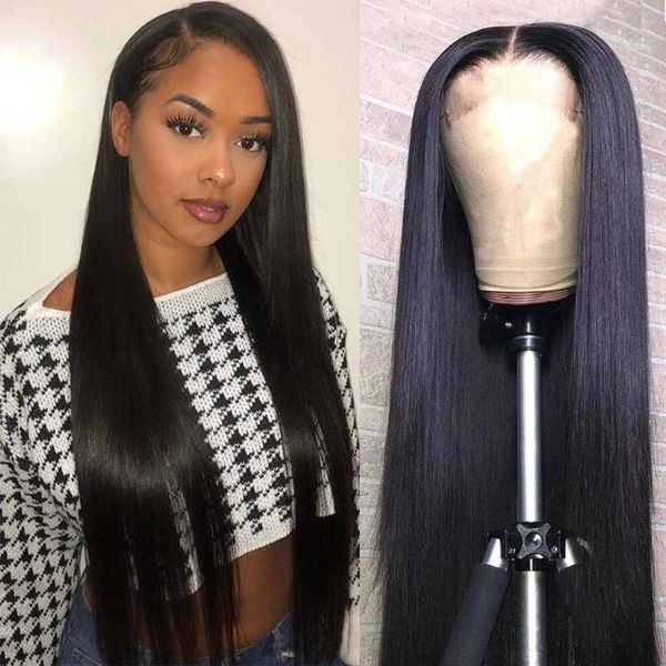 4x4 straight closure wig 180 density brazilian lace front pre plucked human hair wigs for black women, Black;brown
4x4 straight closure wig 180 density brazilian lace front pre plucked human hair wigs for black women, Black;brown