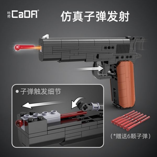double eagle kata c81012m1911 model gunman gun children's boys and girls small particle assembly plug-in building block toy
double eagle kata c81012m1911 model gunman gun children's boys and girls small particle assembly plug-in building block toy