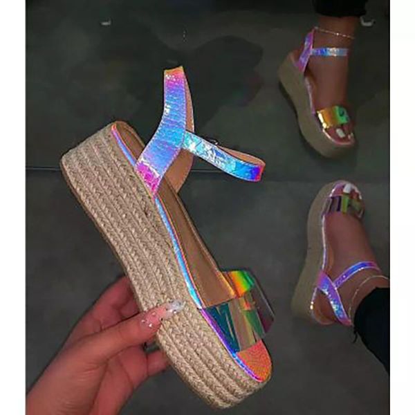 shoes woman sandals mid heels women's blings female wedges ladies casual footwear crystal buckle summer womens, Black
shoes woman sandals mid heels women's blings female wedges ladies casual footwear crystal buckle summer womens, Black