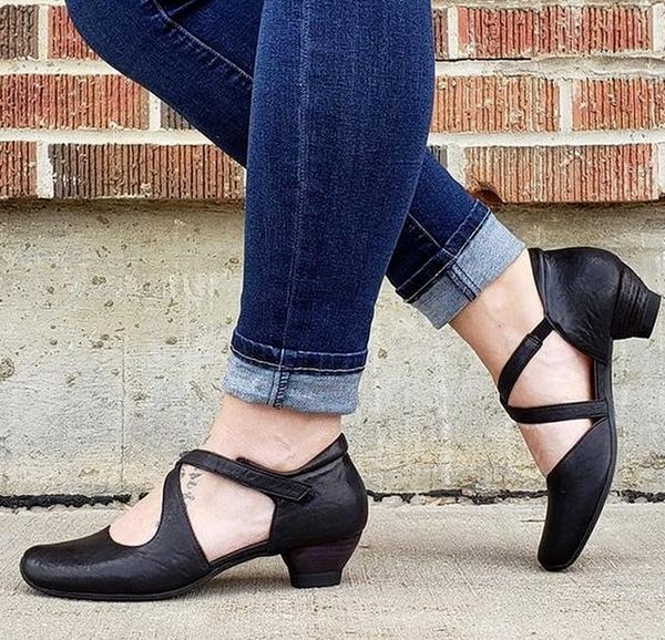fashion office mid high heel leather outdoor shoes woman slides women summer pu sandalias mujer sapato feminino sa0469 sandals, Black 
fashion office mid high heel leather outdoor shoes woman slides women summer pu sandalias mujer sapato feminino sa0469 sandals, Black