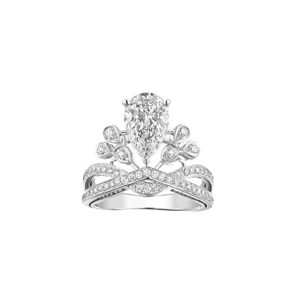 wedding rings classic luxury crown crystal zircon inlaid ring white water drop plating gold silver fashion woman jewelry gift, Slivery;golden
wedding rings classic luxury crown crystal zircon inlaid ring white water drop plating gold silver fashion woman jewelry gift, Slivery;golden