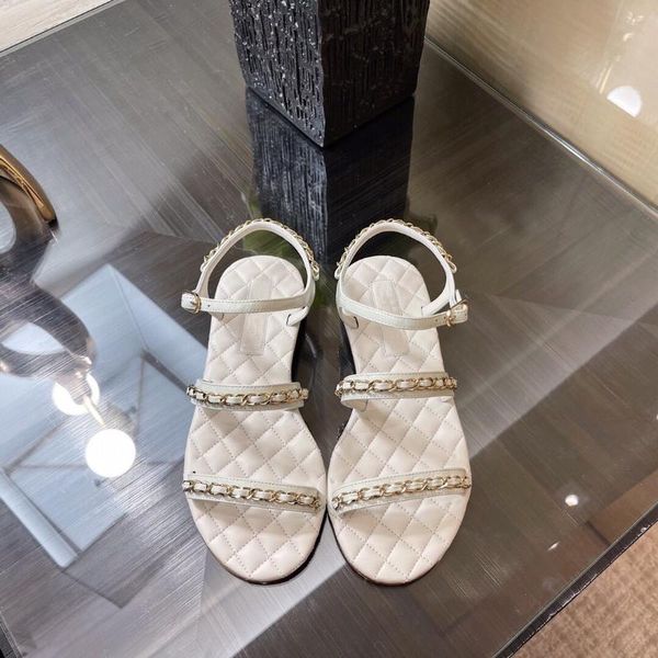 est summer shoes woman sapato feminino leather ankle-warp sandals many chain decora open-toes flats, Black
est summer shoes woman sapato feminino leather ankle-warp sandals many chain decora open-toes flats, Black