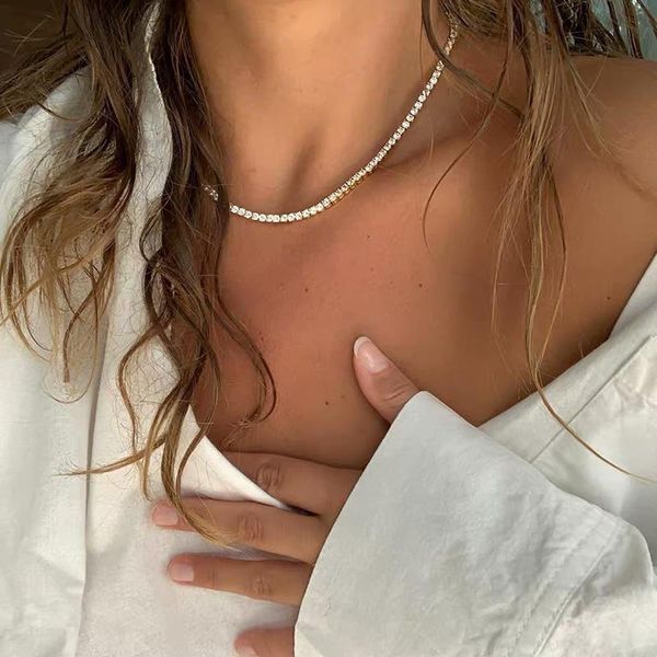 chains korean style long chain necklace 3a zircon party fashion queen necklaces for women 2021 jewelry, Silver
chains korean style long chain necklace 3a zircon party fashion queen necklaces for women 2021 jewelry, Silver