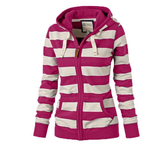 women's hoodies & sweatshirts autumn women striped sweatshirt long sleeve hooded zipper pockets jackets casual plus size tracksuit wome, Black
women's hoodies & sweatshirts autumn women striped sweatshirt long sleeve hooded zipper pockets jackets casual plus size tracksuit wome, Black