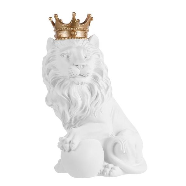 crown lion sculpture home office bar male faith resin statue living room tv crafts animal ornaments abstract art decor gift decorative objec
crown lion sculpture home office bar male faith resin statue living room tv crafts animal ornaments abstract art decor gift decorative objec