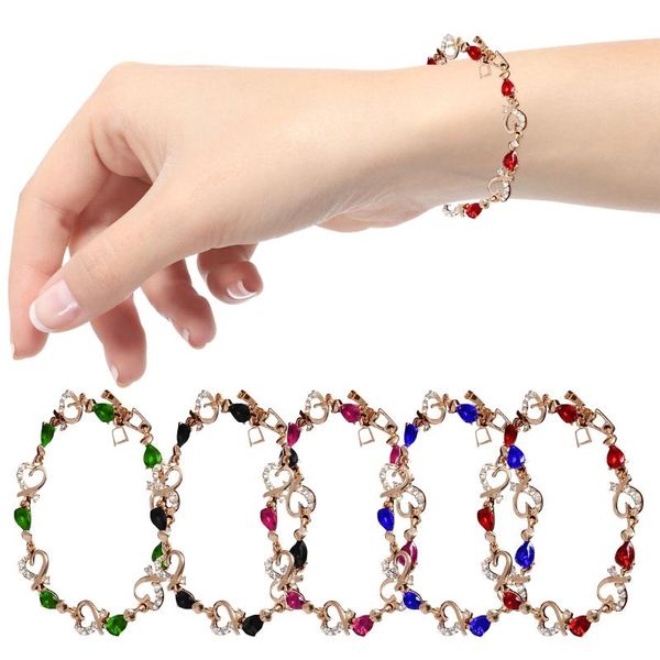 beaded, strands bohemian style beautiful waterdrop and heart shape multi-color crystal bracelet for women wedding party jewelry 21706, Black
beaded, strands bohemian style beautiful waterdrop and heart shape multi-color crystal bracelet for women wedding party jewelry 21706, Black