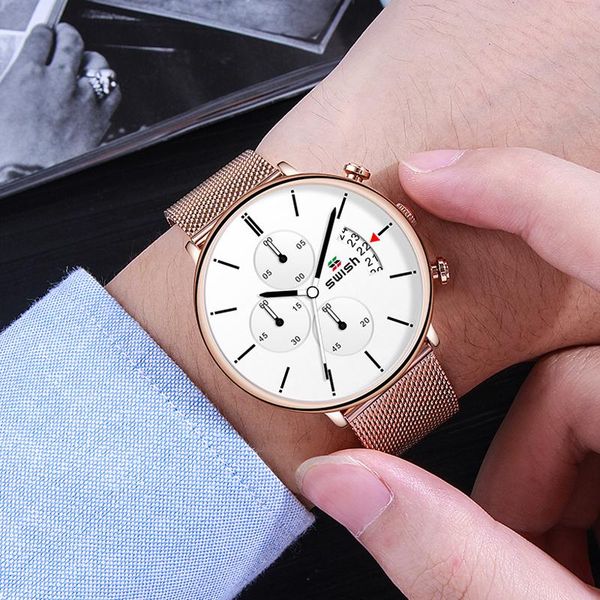 wristwatches swish 2021 sports watches men casual stainless steel luminous military watch auto date chronograph quartz wristwatch male reloj, Slivery;brown
wristwatches swish 2021 sports watches men casual stainless steel luminous military watch auto date chronograph quartz wristwatch male reloj, Slivery;brown