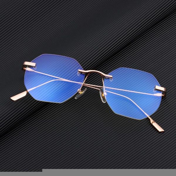 sunglasses 1pc fashion anti-blue light glasses men women rimless optical frame eye protection ultra eyeglasses computer goggles, White;black
sunglasses 1pc fashion anti-blue light glasses men women rimless optical frame eye protection ultra eyeglasses computer goggles, White;black