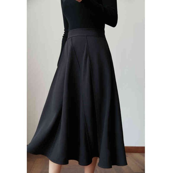 casual dresses dushu long skirts for women hepburn style retro slim black high waist drape umbrella women's asymmetric design kn65, Black;gray
casual dresses dushu long skirts for women hepburn style retro slim black high waist drape umbrella women's asymmetric design kn65, Black;gray