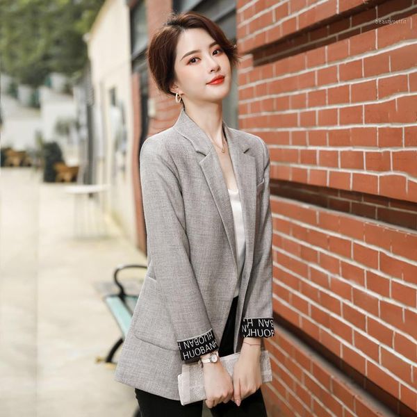 autumn winter 2021 women's clothing metal double button professional warm suit suits & blazers, White;black
autumn winter 2021 women's clothing metal double button professional warm suit suits & blazers, White;black